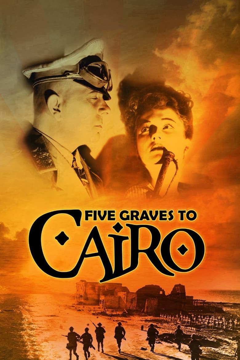 فيلم Five Graves to Cairo 1943 مترجم